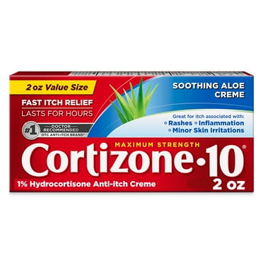 Cortizone-10 1% Hydrocortisone Anti Itch Cream for Eczema and Bug Bite Relief, Maximum Strength, 2 oz