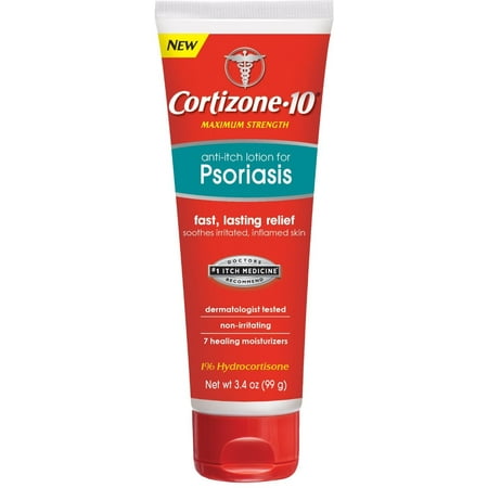 Cortizone-10 Anti-Itch Lotion for Psoriasis 3.4 oz (Pack of 2)