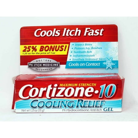 Cortizone 10 Cooling Relief Gel, 1.25 Oz.