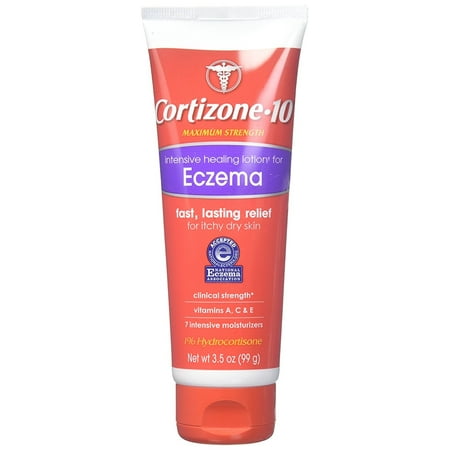 Cortizone 10 Maximum Strength Eczema Lotion, 3.5 oz (One Pack)