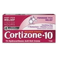 thumbnail image 1 of Cortizone-10 Maximum Strength 1% Hydrocortisone Feminine Anti-Itch Cream with Aloe & Vitamins A, C, E 1oz, 1 of 8