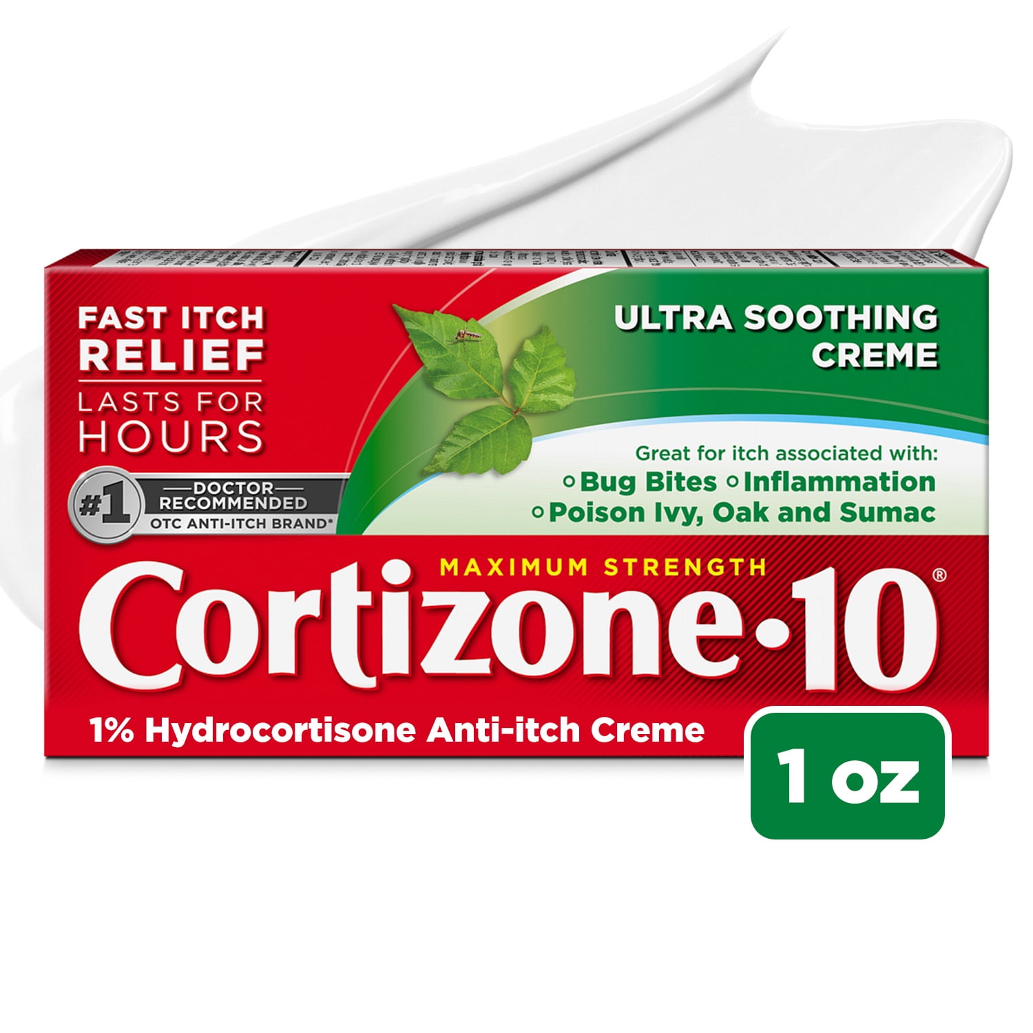 Cortizone10 Ultra Moisturizing 1 Hydrocortisone Anti Itch Cream and