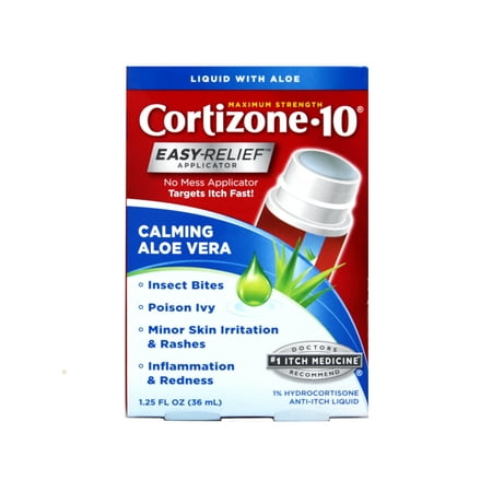 Cortizone 10 Maximum Strength Fast Itch Relief Easy Applicator - 1.25 Oz