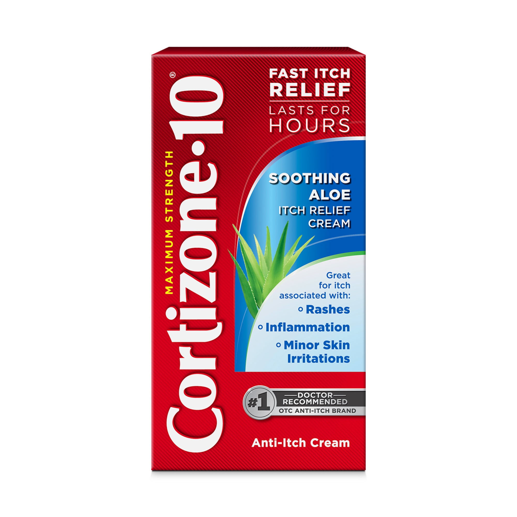Cortizone-10 Maximum Strength Soothing Aloe Anti-Itch Creme, 1 oz