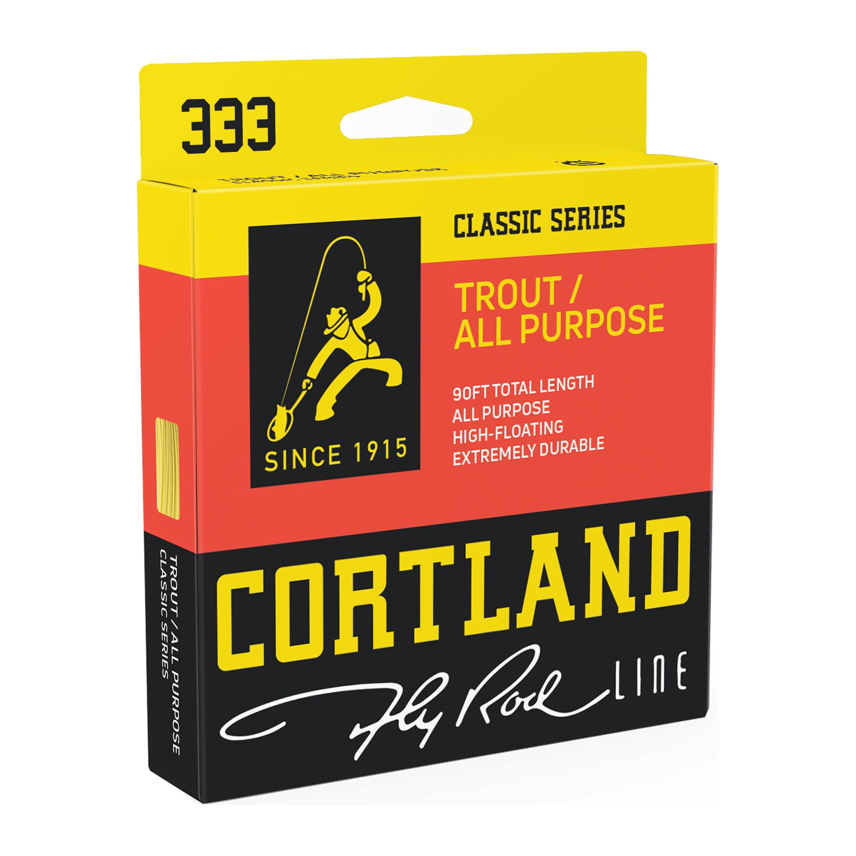 Cortland Classic 333 Flyline WF5F Yellow, 351479