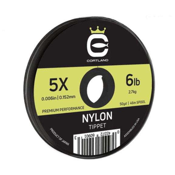 Cortland Copolymer Nylon Tippet 50YD - 2X