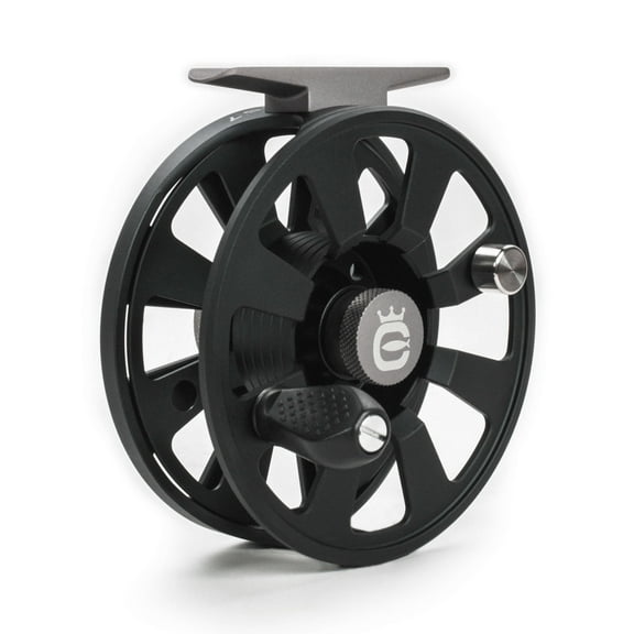 Cortland Crown Series Fly Reel, Disc Drag-Machine Anodized - 5/7