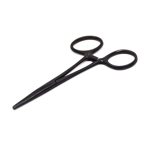 Cortland Fairplay 5.5 inch Black Stainless Steel Forceps Fly Fishing Tool, 664098