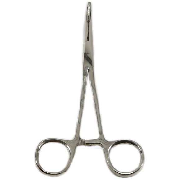 Cortland Fairplay 5.5 inch Curved Stainless Steel Forceps Fly Fishing Tool, 650695