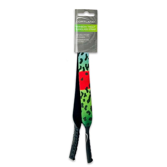 Cortland Fairplay Adult Neoprene Rainbow Trout Sunglass Strap/Cord, 664364