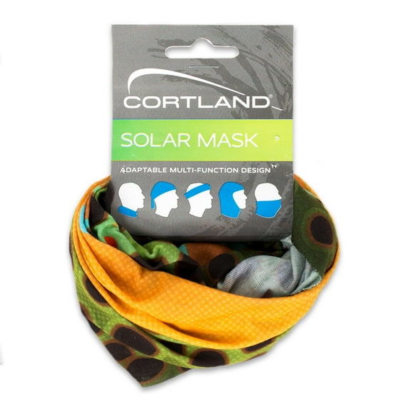 Cortland Fairplay Brown Trout Adult Polyester Solar Mask, 1 Pack, 665019