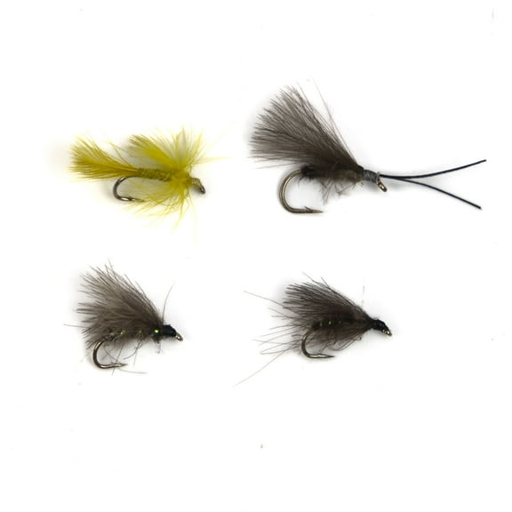 Cortland Fairplay CDC Assortment, 4 Pack, Fly Fishing Flies