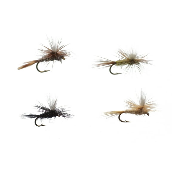 Cortland Fairplay Dry Fly Hi Vis Assortment , Size 14, 4 Pack, 709454