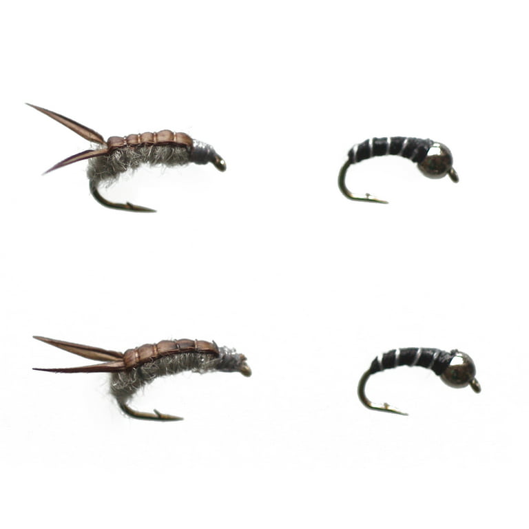 Cortland Fairplay Midge/Scud Nymph Fly Assortment, Size 16, 4 Pack, 709300