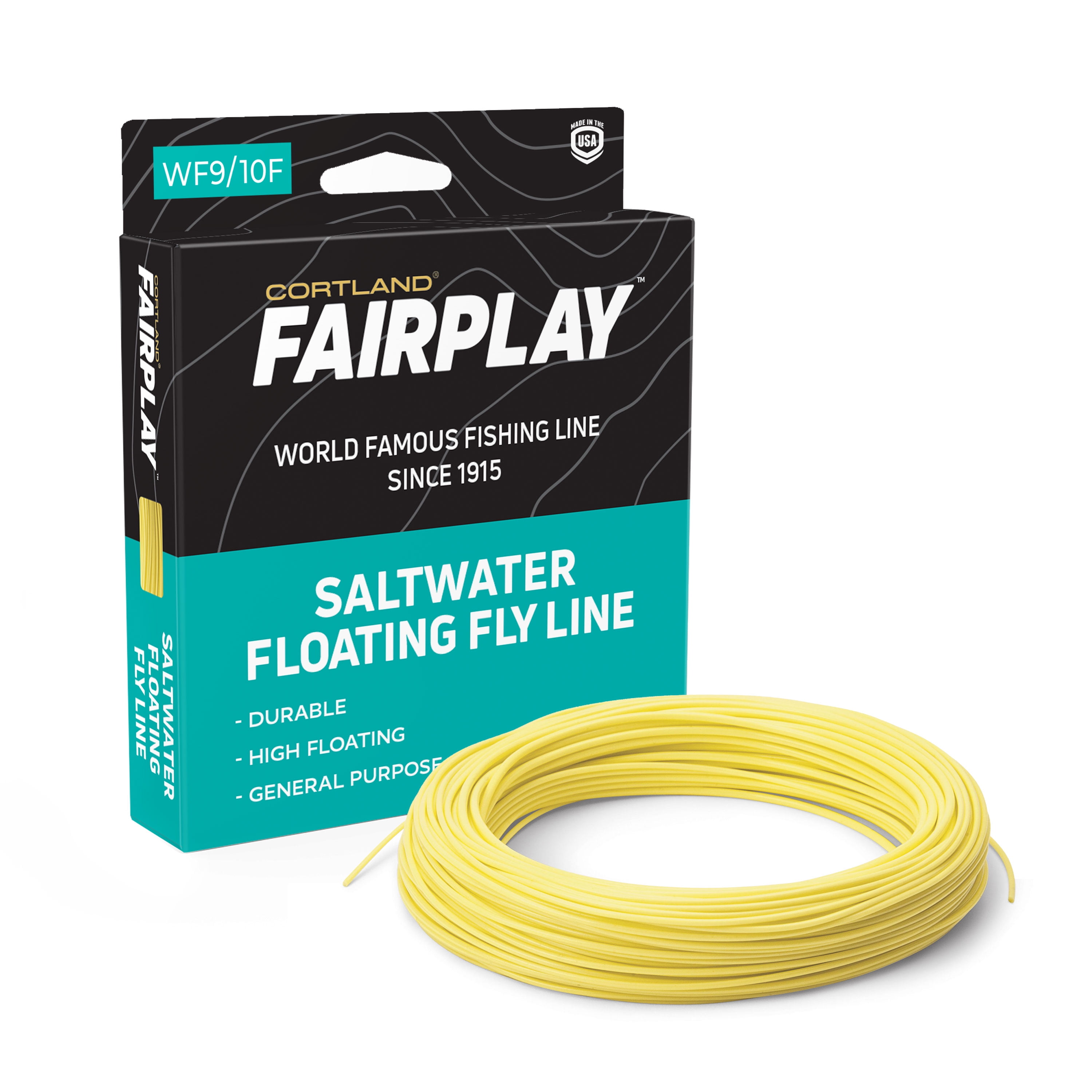 Cortland Fairplay Saltwater Fly Line, WF9/10F, 90Ft, 326118