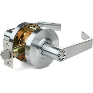 Cortland Grade 2 Standard-Duty Storeroom Lever, Satin Chrome
