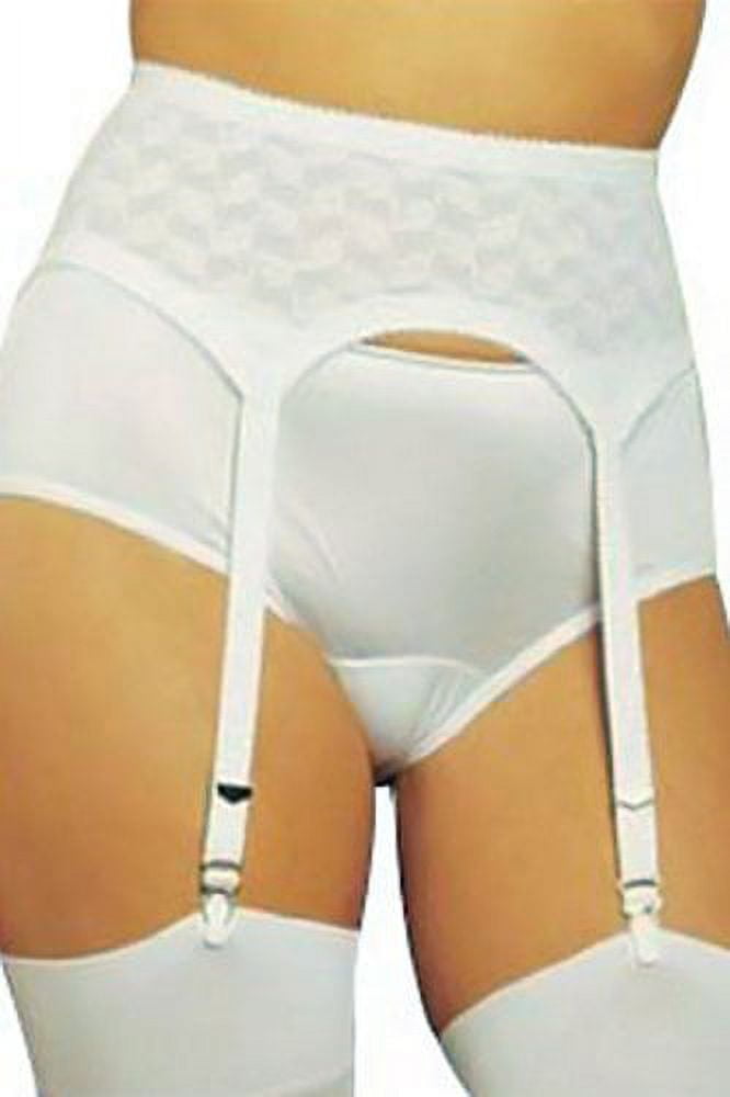 Cortland Intimates Style 2034 - Stretch Lace Garter Belt - Walmart.com