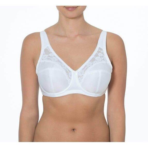 Style 7104 | Brand Full Figure Underwire Bra - White