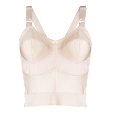 Cortland Intimates Style 7808 - Embroidered Soft-Cup Long Line Bra 54B Fawn
