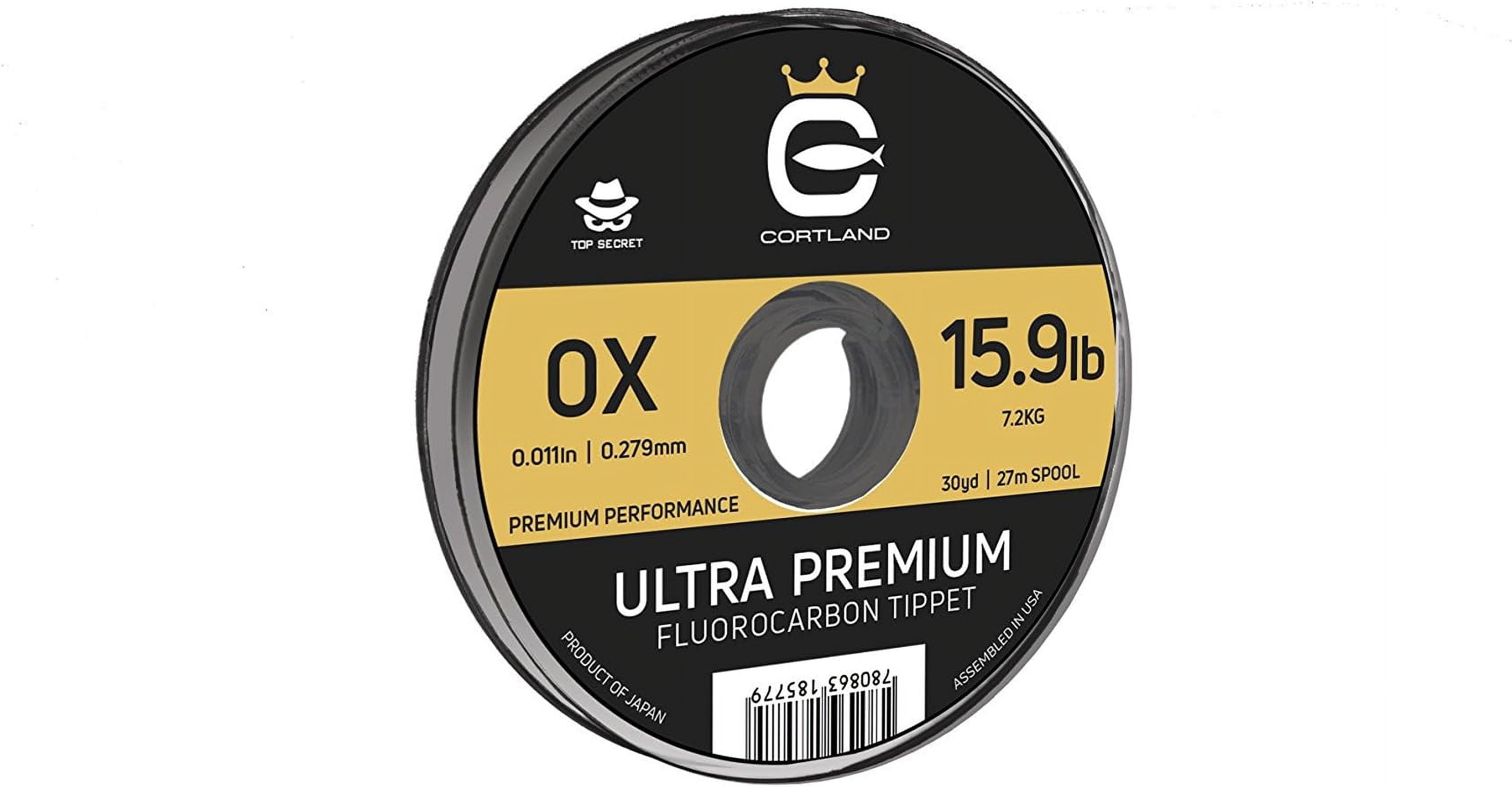 Cortland Line Company Tippet Line Ultra Premium Fluoro 30 Yard 6 x 3.9"
