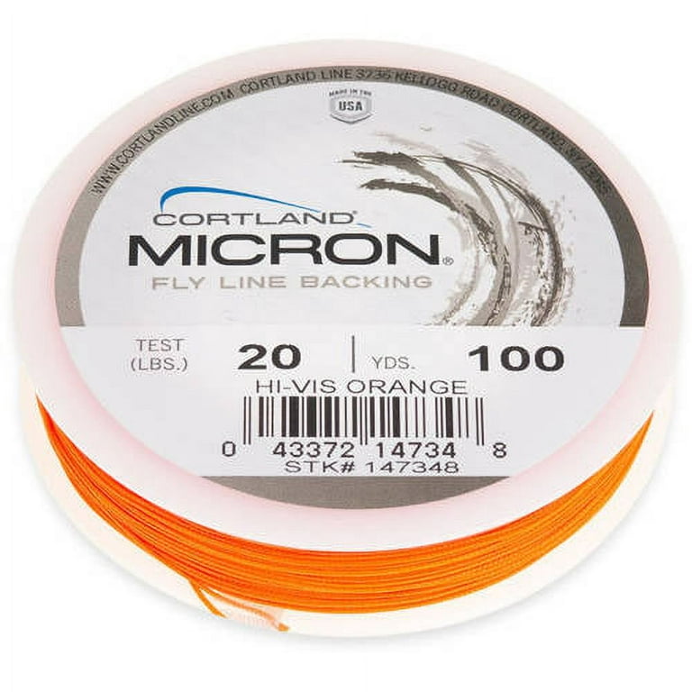 Cortland Micron Fly Line Backing : : Sports & Outdoors