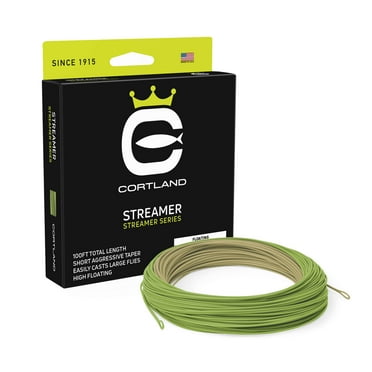 Cortland Streamer Series Fly Line - Floating, Olive/Green