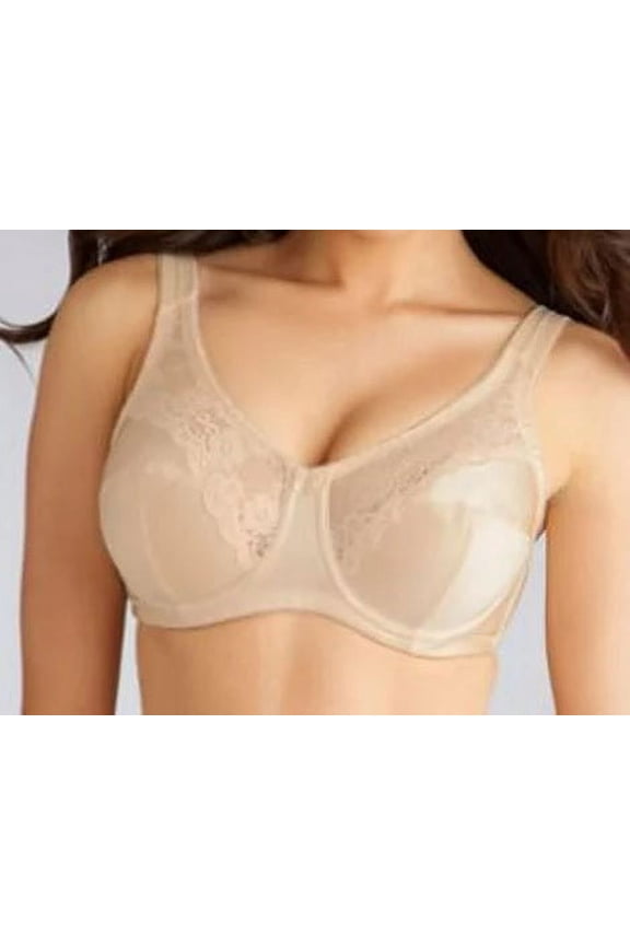 Cortland Style 7103 - Banded Full Figure Soft Cup Bra with Lace