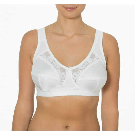 Cortland Style 7103 - Banded Full Figure Soft Cup Bra with Lace