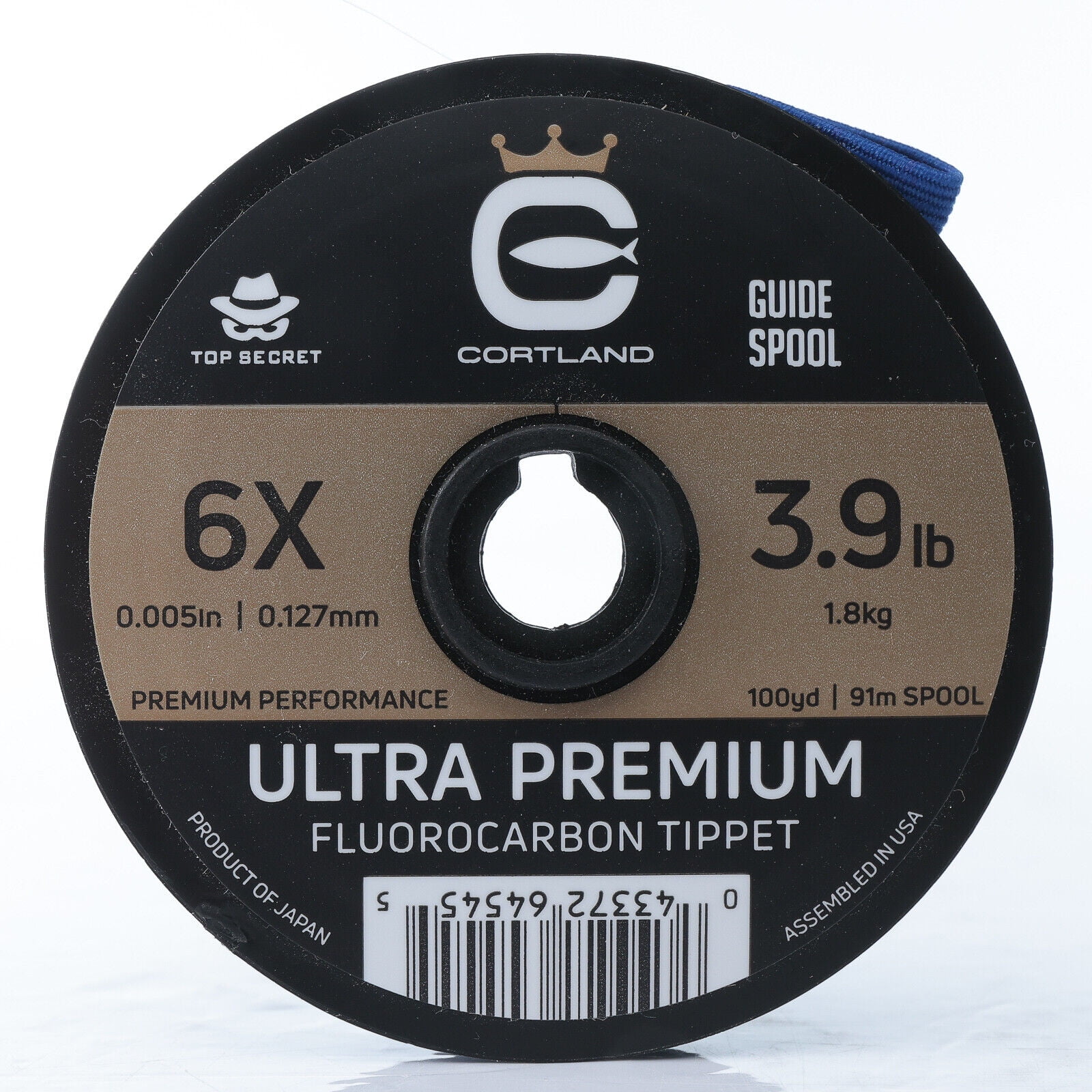 Cortland Ultra Premium Fluorocarbon Tippet 100yd 6X 3.9lb - 645455