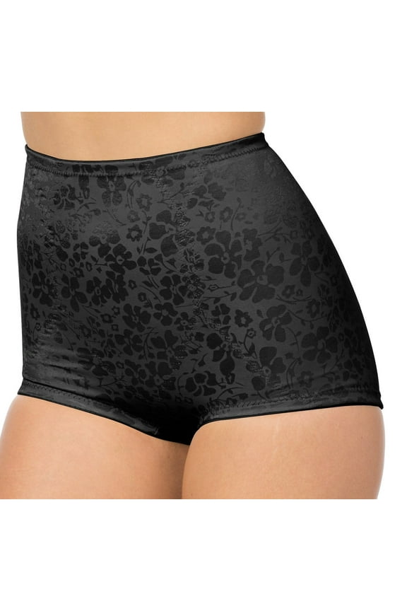 Womens Plus Size Firm Control High-Waist Brief 4234 Body Shaper - 1X, Black