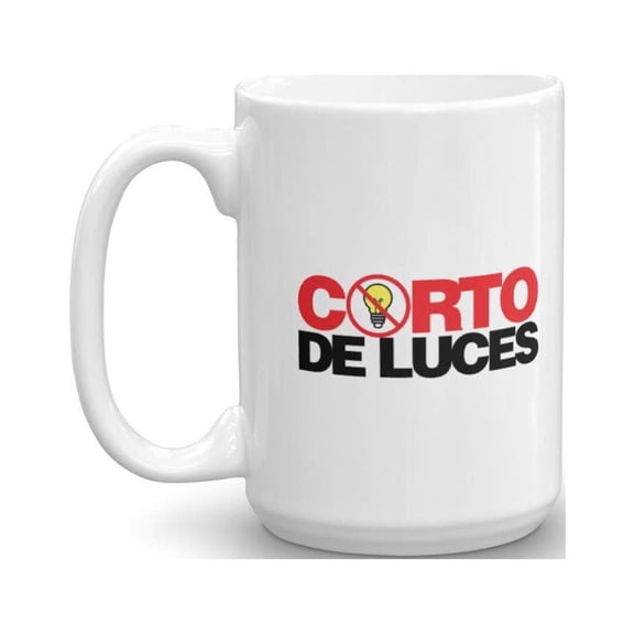 Corto De Luces Mexican Style Coffee & Tea Gift Mug For Spanish Speaking Men Who Have Hispanic Culture (15oz)