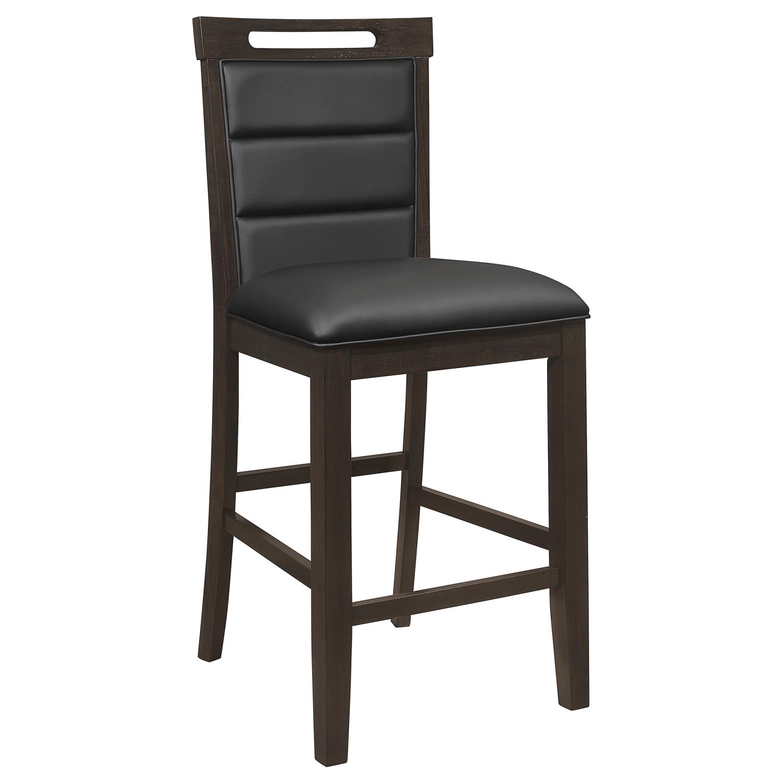 Cortona Danish Y-Shaped Back Wishbone Dining Side Chair Black and Beige (Set of 2)