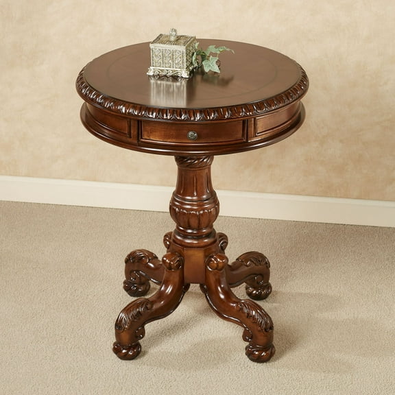 Cortona Pedestal Table Autumn Cherry Autumn Cherry