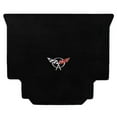 thumbnail image 1 of Corvette 1999-2004 Hardtop Cargo Black Velourtex C5 Logo Mat - Black, 1 of 1