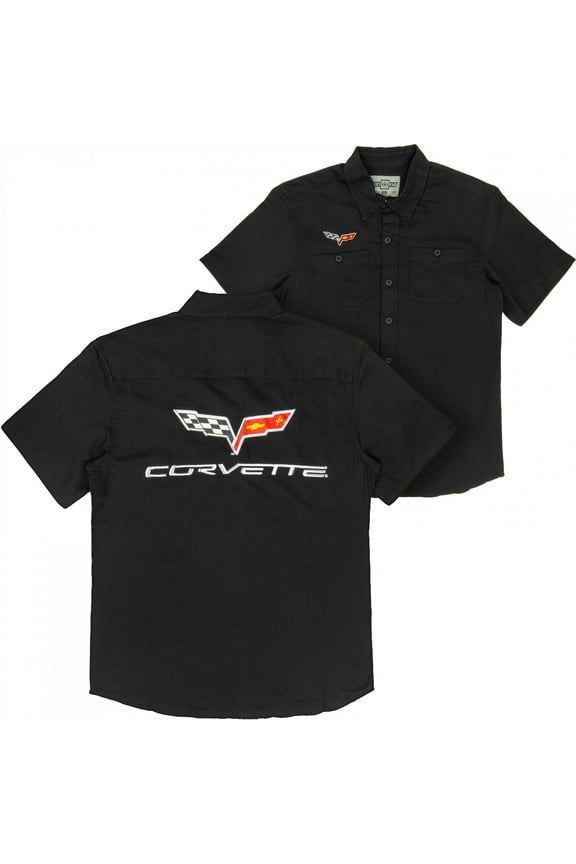 Button Down Mechanic Work Shirt-XLarge