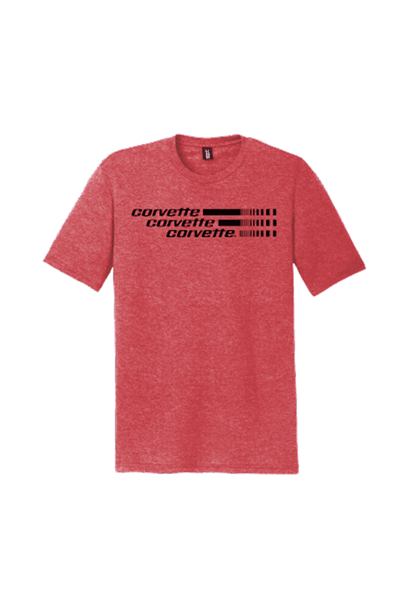 Corvette C3 Logo Tee - Red S