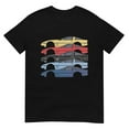 Corvette C4 Fourth Gen Vette Retro Colors 1980s Automotive Nostalgia T
