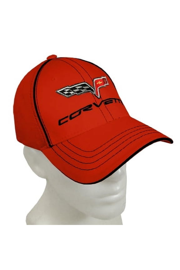 C6 Flex Red Baseball Cap