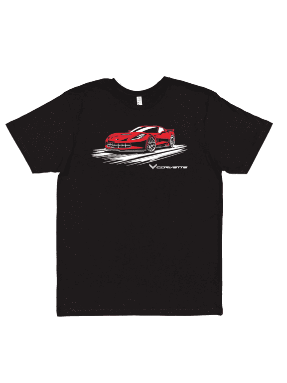 Corvette C7 Graphic T Shirt - Red S