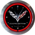 thumbnail image 1 of Corvette C7 Neon Clock, 1 of 1