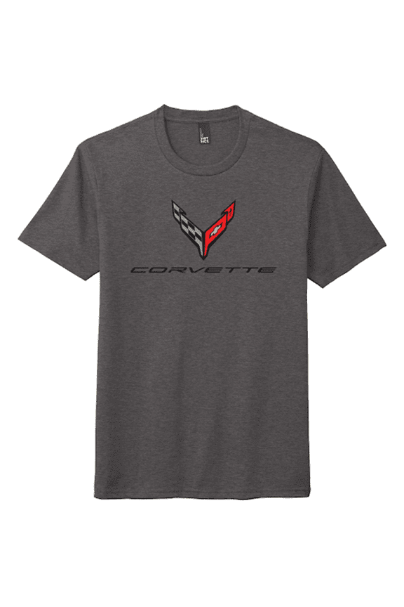 Corvette C8 Logo Tee - Dark Grey M