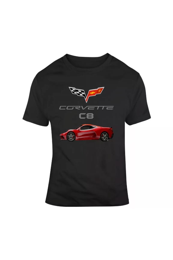 Corvette C8 New 2020 Mid Engine Side View T Shirt