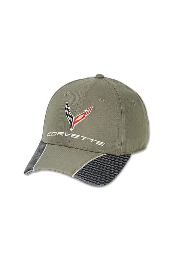 Carbon Fiber Contrast Baseball Hat -Gray