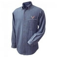 thumbnail image 1 of Corvette Denim Button-Down Shirt : C8 Next Generation X-Large, 1 of 2