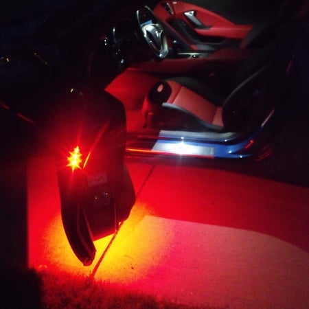 Corvette Door Handle/Under Door Puddle LED Lighting Kit : C7 Stingray, Z51, Z06 Green Super Bright
