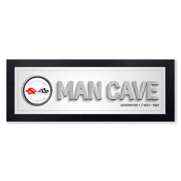 Corvette Generation 1 Man Cave Framed Art