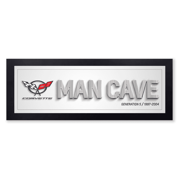 Corvette Generation 5 Man Cave Framed Art