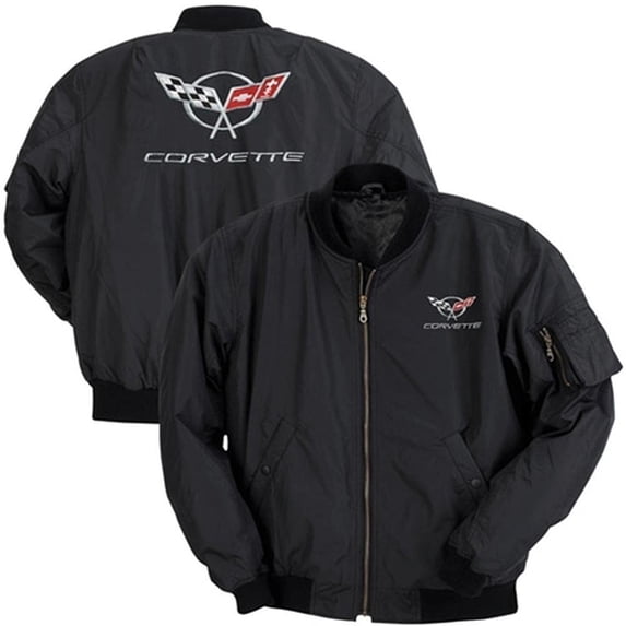 Corvette Jacket - Aviator Jacket with C5 Logo : 1997-2004 Large