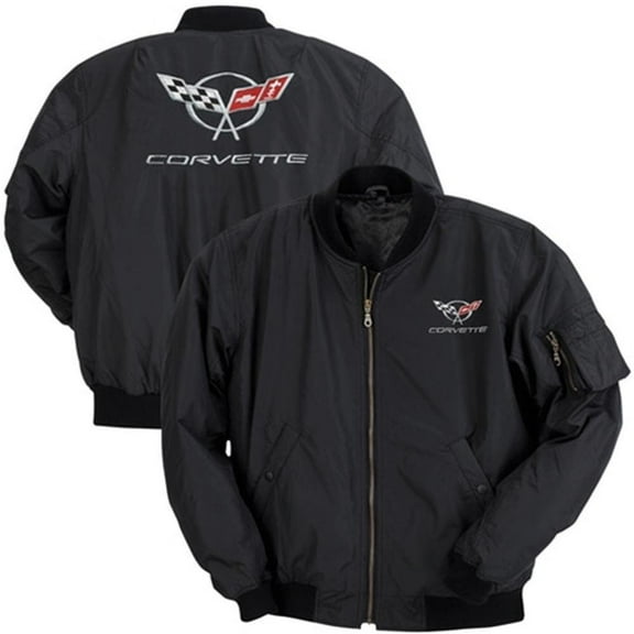 Corvette Jacket - Aviator Jacket with C5 Logo : 1997-2004 (XXXXL)