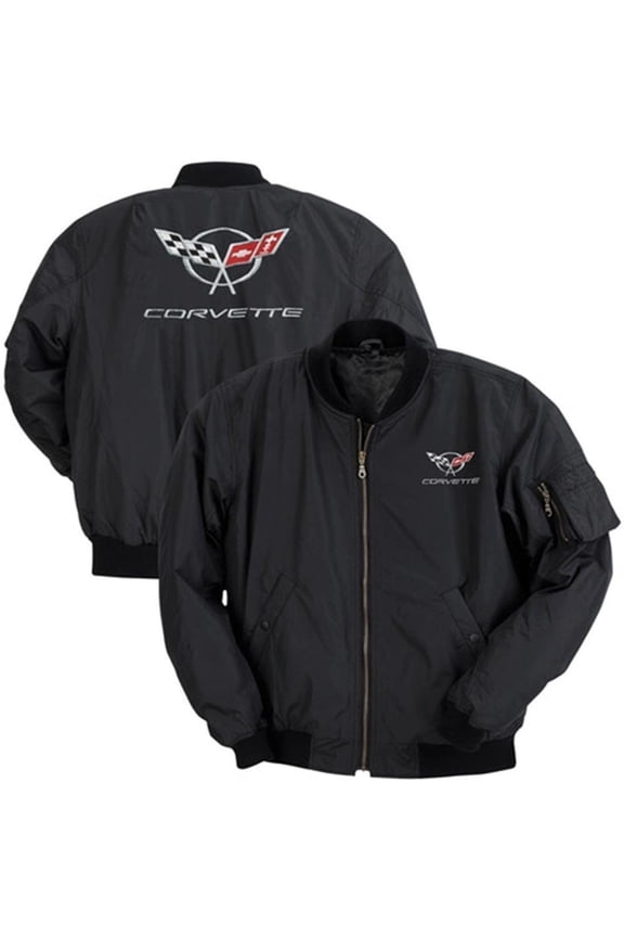 Corvette Jacket - Aviator Jacket with C5 Logo : 1997-2004 (XXXXL)